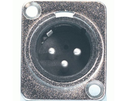 PROEL XLR3MDL - разъем XLR 3Р, папа, панельный, корпус металл