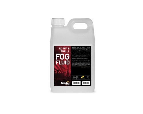 MARTIN RUSH & THRILL Fog 2,5L - жидкость для генераторов дыма , 2,5 литра