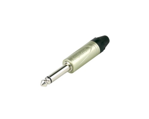 AMPHENOL QM2P - джек моно, кабельный, 6.3 мм, цвет никель, колпачок из термопластика