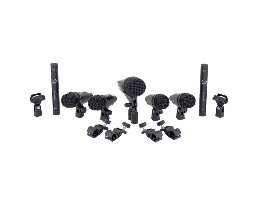 AKG DRUMSET SESSION I - набор микрофонов Perception для барабана: 1 x P2, 2 x P17, 4 x P4