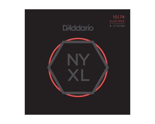 D'ADDARIO NYXL1074 - струны для 8-стр. электрогитары,10-74