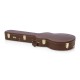 GATOR GW-335-BROWN - деревянный кейс для полуакустич. гитары 335-style, цвет коричнев.