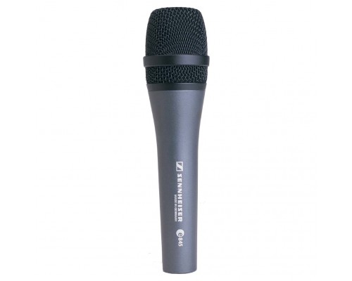 SENNHEISER E 845 - динамический вокальный микрофон, суперкардиоида, 40 - 16000 Гц, 200 Ом