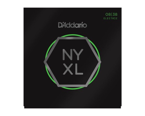 D'ADDARIO NYXL0838 - струны для электрогитары, толщина 8-38, Superlight