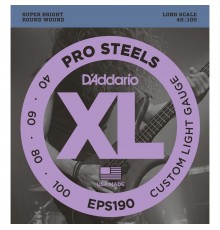 D'ADDARIO EPS190 - струны для БАС-гитары, Long, 40-100