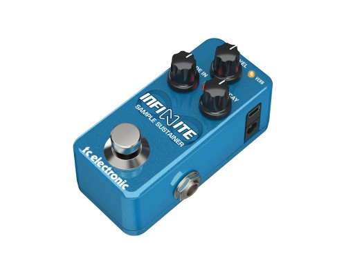 TC ELECTRONIC INFINITE MINI SAMPLE SUSTAINER - гитарная педаль эффекта сустейнер в мини-корпусе