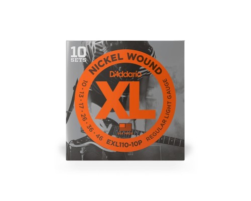 D'ADDARIO EXL110-10P - бокс из 10 комплектов струн EXL110