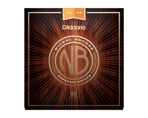 D'ADDARIO NB1256 - струны для акустической гитары, Light Top/Med Bottom, 12-56