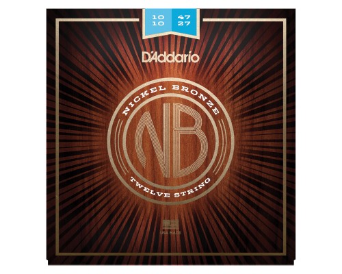 D'ADDARIO NB1047-12 - струны для 12-струнной гитары, Light