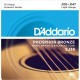 D'ADDARIO EJ38 - струны для 12-струнной гитары, с обмоткой из фосфорной бронзы, Light 10-47