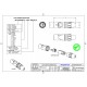 AMPHENOL AX5M - разъем XLR кабельный папа , 5 контакта, точеные контакты, цвет - никель