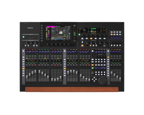 BEHRINGER WING-BK - цифровой микшер, 48 каналов, 24 фейдера,8FX, 16MIX, 8MATRIX, 4MAIN, 3хAES50, USB