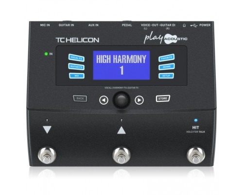 TC HELICON PLAY ACOUSTIC - напольный процессор для вокала и акустической гитары