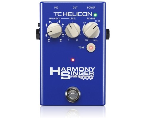 TC HELICON HARMONY SINGER 2 - вокальная педаль с функцией адаптации под голосовые особенности