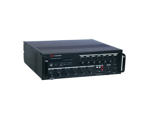 SHOW PS-4806 - трансляционная система 480 Вт, 100 В/4 Ом, 6 зон, со встроенным MP3, FM тюнер