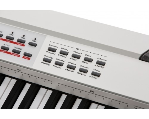 KURZWEIL KA70 WH - цифр. пианино, 88 полувзвешанных клавиш, полифония 128, цвет белый