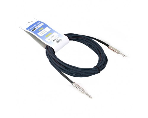 INVOTONE ACI1003 BK - инструментальный кабель, 6,3 джек моно <-> 6,3 джек моно, длина 3 м (черный)
