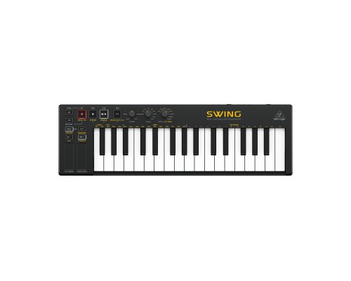 BEHRINGER SWING - USB MIDI контроллер, 32 клавиши, 64-шаговый секвенсор