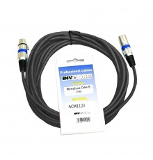 INVOTONE ACM1120 BK - микрофонный кабель, XLR <-> XLR длина 20 м (черный)