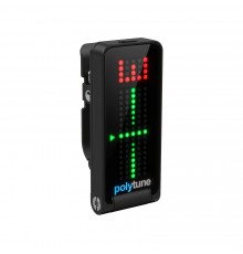 TC ELECTRONIC POLYTUNE CLIP BLACK - полифонический гитарный тюнер-прищепка, цвет черный