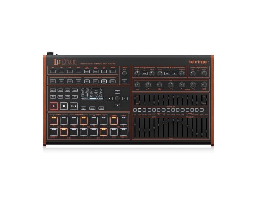 BEHRINGER LM DRUM - 16 инструментов, 109 звуков, регулятор уровня и панорамы, 16 пэдов, 128 паттерно