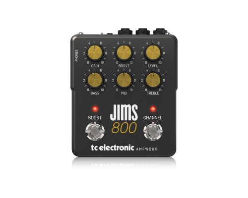 TC ELECTRONIC JIMS 800 PREAMP - педаль-преамп из популярной гитарной серии Ampworx с эмуляцией Marsh