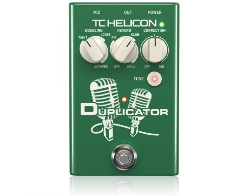 TC HELICON DUPLICATOR - педаль эффектов для вокала - корректор, реверберация, дабл-трек