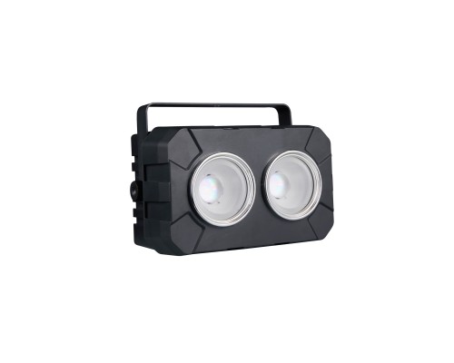 INVOLIGHT FLAMMIS II - мини светодиодный 'блайндер', 2x 50Вт WW/CW COB LED, DMX512
