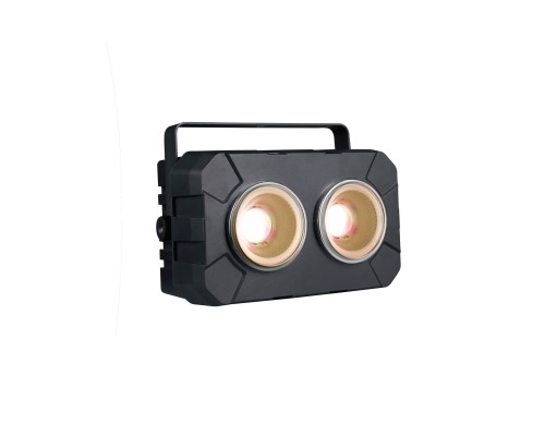 INVOLIGHT FLAMMIS II - мини светодиодный 'блайндер', 2x 50Вт WW/CW COB LED, DMX512