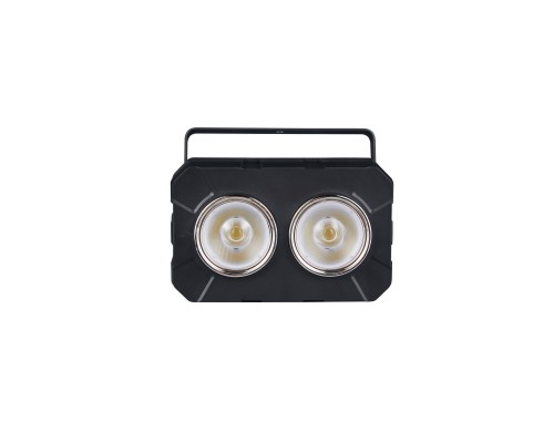 INVOLIGHT FLAMMIS II - мини светодиодный 'блайндер', 2x 50Вт WW/CW COB LED, DMX512