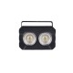 INVOLIGHT FLAMMIS II - мини светодиодный 'блайндер', 2x 50Вт WW/CW COB LED, DMX512