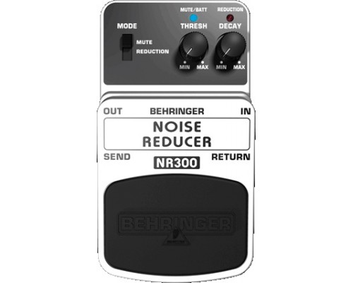 BEHRINGER NR300 - педаль шумоподавления для гитар, бас-гитар и клавишных
