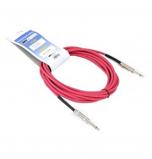 INVOTONE ACI1005 R - инструментальный кабель, 6,3 джек моно <-> 6,3 джек моно, длина 5 м (красный)