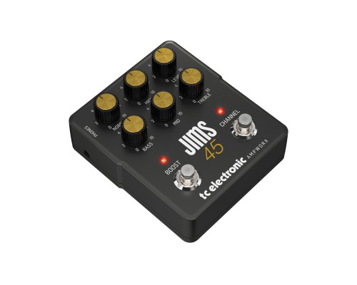 TC ELECTRONIC JIMS 45 PREAMP - двухканальный гитарный преамп/предусилитель, винтажная серия