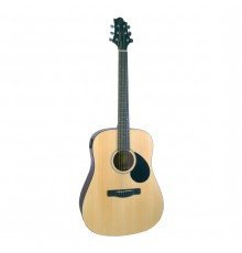 GREG BENNETT GD50T OPN - акустическая гитара, дредноут, тюнер, цвет натуральный