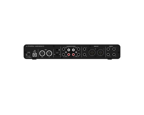 BEHRINGER UMC404HD - аудиоинтерфейс USB/MIDI , 4 входа, 4 выхода, микр. пред. MIDAS