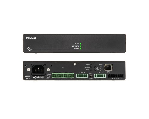 POWERSOFT Mezzo 604 A - четырехканальный усилитель мощности, 150 Вт на 2, 4, 8, 16 Ом