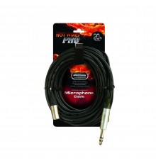 ONSTAGE MC-20NNA - инструменталльный кабель, 6,3 джек стерео <-> XLR(папа), (Neutrik), 6.1м