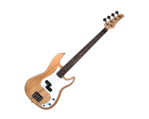 REDHILL PB200 NA - бас-гитара 4-стр, P+P, 864 мм, корпус тополь, гриф клен, цвет натуральный