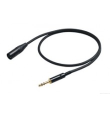 PROEL CHL230LU10 - микрофонный кабель, 6.3 джек стерео <-> XLR (папа), длина 10м