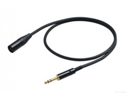 PROEL CHL230LU10 - микрофонный кабель, 6.3 джек стерео <-> XLR (папа), длина 10м