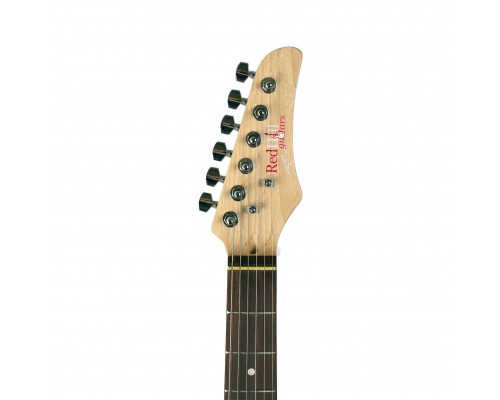 REDHILL STM200 BK - электрогитара, Stratocaster, S-S-H, тополь/клен, цвет черный