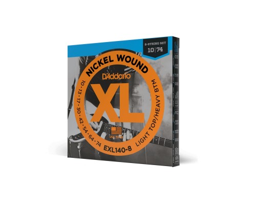 D'ADDARIO EXL140-8 - струны для 8-струнной электрогитары