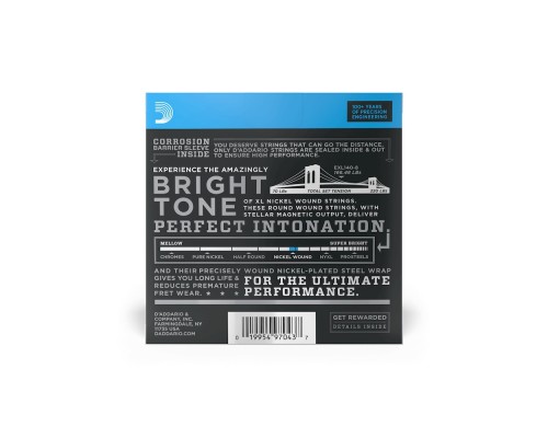 D'ADDARIO EXL140-8 - струны для 8-струнной электрогитары