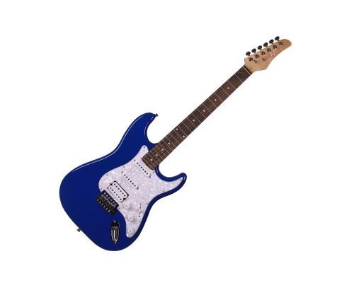 REDHILL STM200 DPBL - электрогитара, Stratocaster, S-S-H, тополь/клен, цвет темно-синий