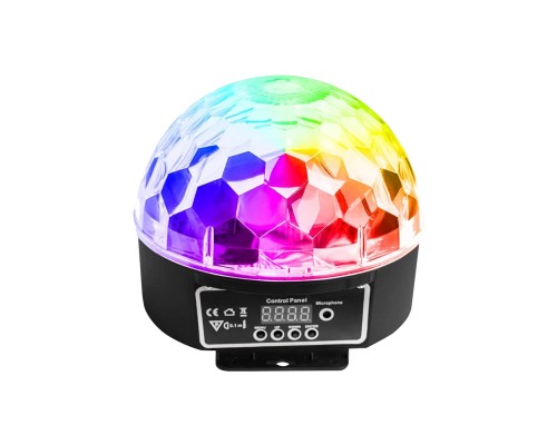 INVOLIGHT LIGHT BALL - LED световой эффект, RGB 6x 3Вт, DMX-512, звуковая активация