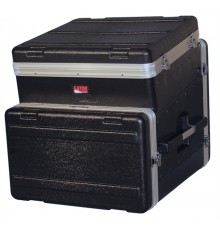 GATOR GRC-10X6 - рэковый кейс,пластик,черный,10U верх, 6U низ, компактный, легкий доступ к кабелям