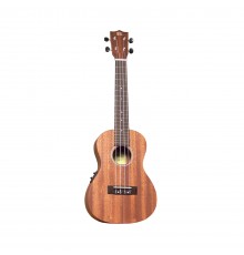 WIKI UK20CE - гитара укулеле-концертная с подключением, красное дерево, цвет натуральный