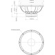 EIGHTEEN SOUND 18LW2400/4 - 18' динамик с расширенным НЧ, 4 Ом, 1200 Вт AES, 98 dB, 31-2500 Гц