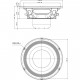 EIGHTEEN SOUND 8NW650/8 - 8' динамик, неодим, 300 Вт, 8 Ом, 96 дБ, 55...6300